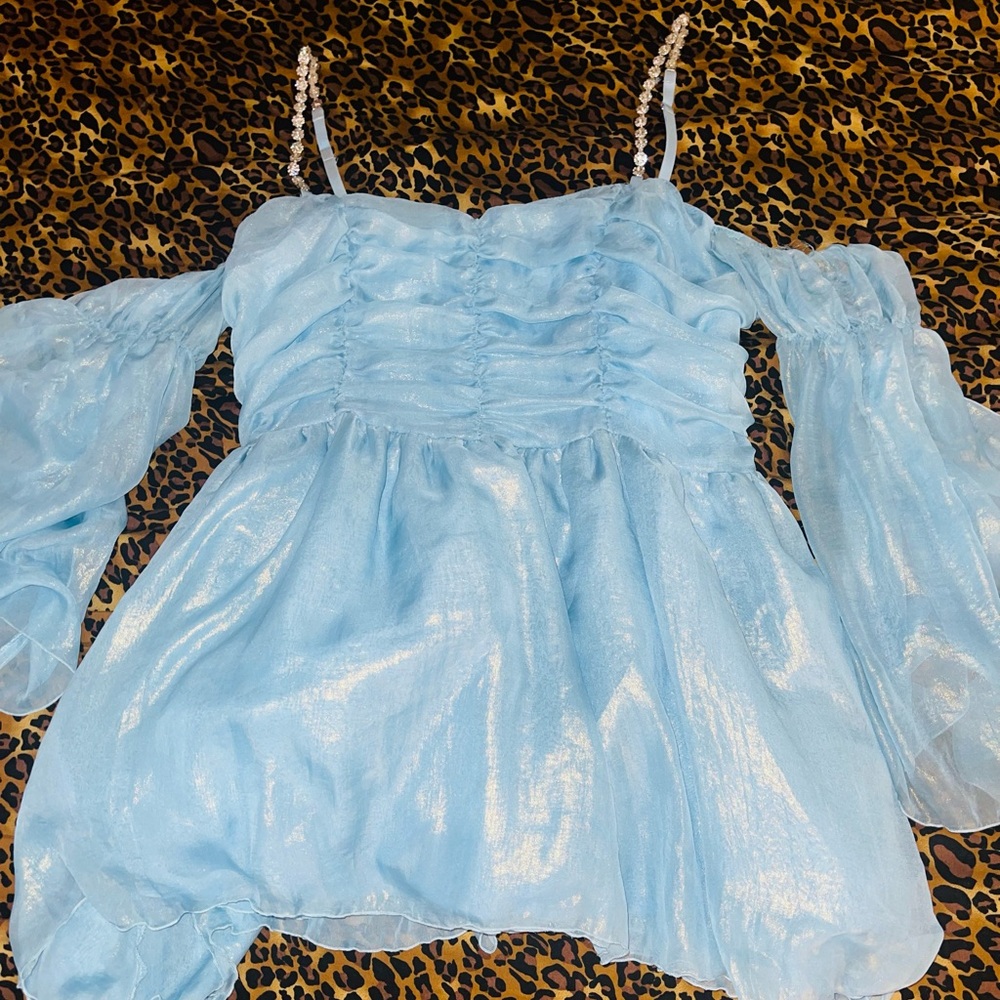 Sugar Thrillz Light Blue Prom Dress